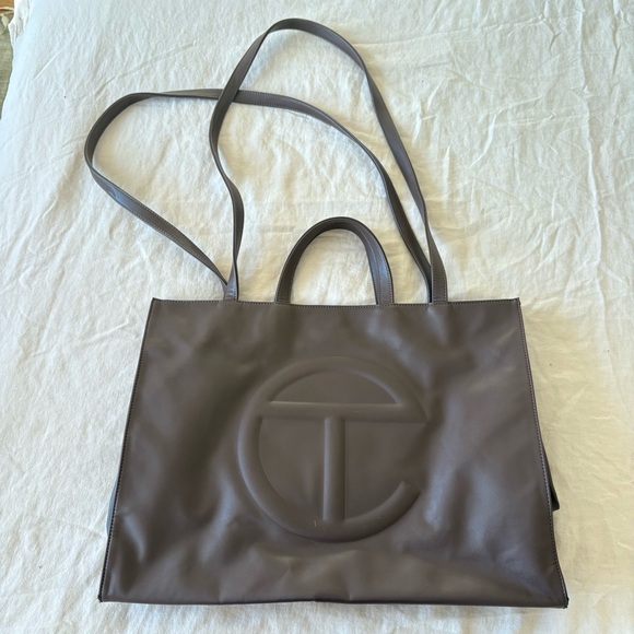 Telfar Dark Brown Tote Bag - Picture 1 of 4